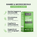 LIGHT LEGS+ GALUJA per il microcircolo, la circolazione venosa e il supporto ai vasi sanguigni.