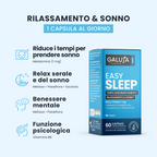 EASY SLEEP GALUJA per il relax serale, il benessere mentale e la normale funzione psicologica quotidiana.
