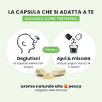 Come usare ESSENTIAL VEGAN GALUJA: deglutire la capsula intera o aprirla e miscelare la polvere in bevande o yogurt.