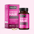 STRONG HAIR, integratore capelli, pelle e unghie GALUJA con flacone e astuccio.