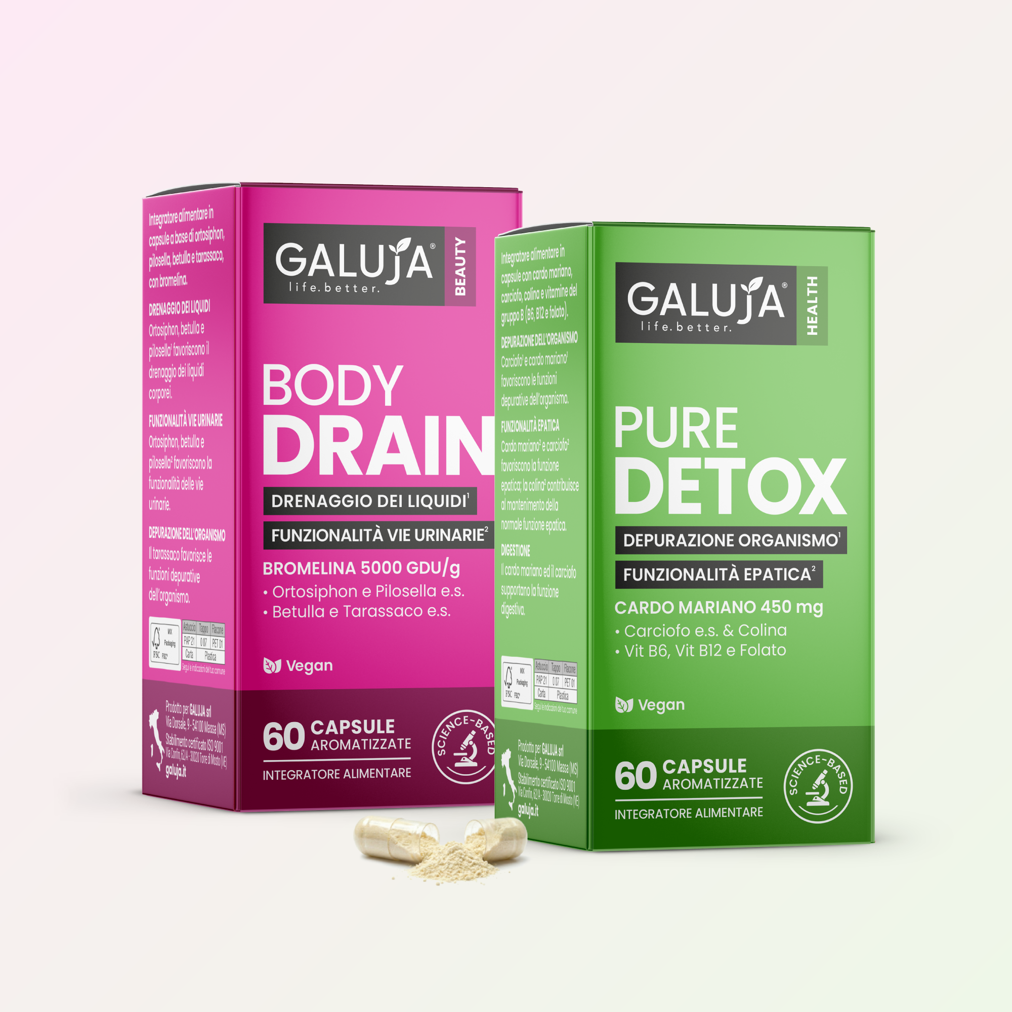 DETOX E DRENAGGIO Galuja - Body Drain, Pure Detox
