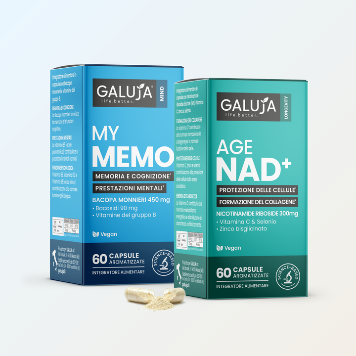 MENTE E LONGEVITÀ Galuja - My Memo, Age NAD+